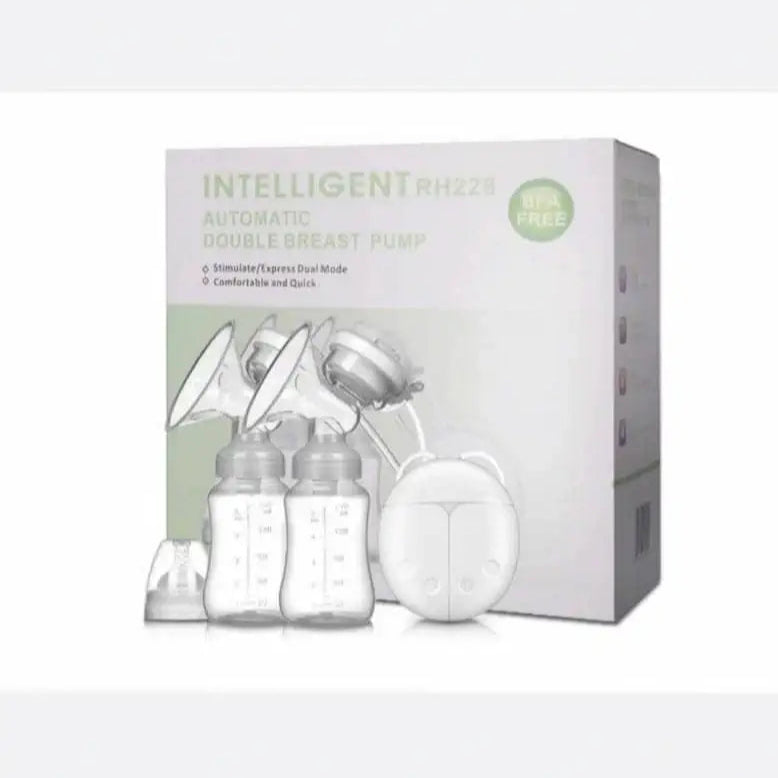 Intelligent Double Breast Pump packaging on a white background