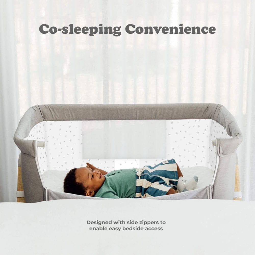 Gray baby co-bassinet