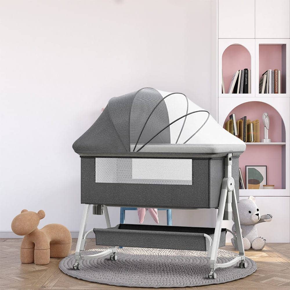 Gray baby co-bassinet