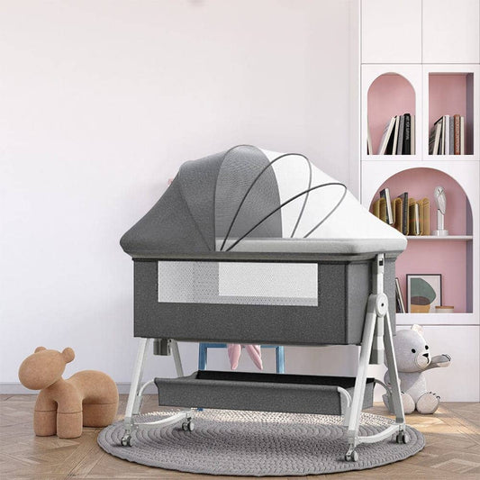 Gray baby co-bassinet