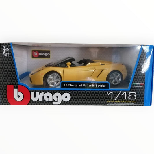 Burago 1/18 Lamborghini Gallardo Spyder