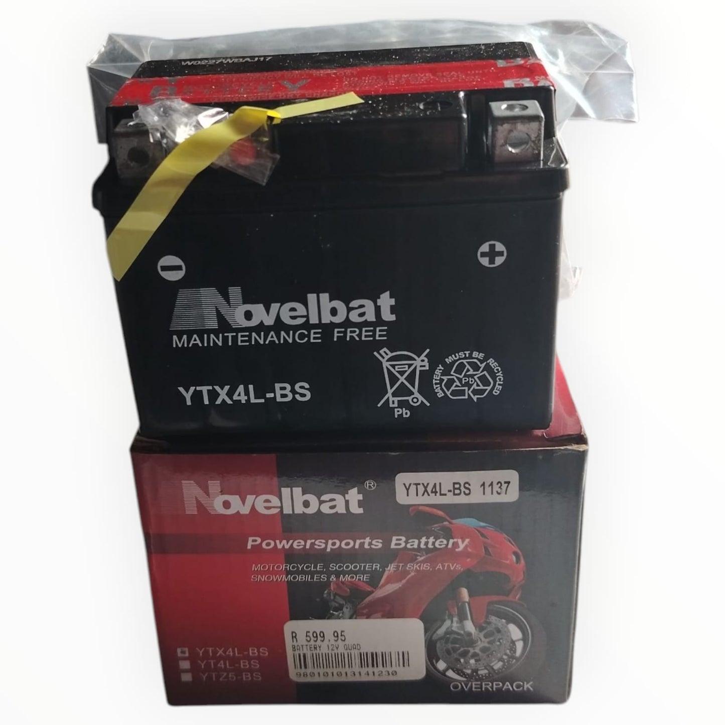 Battery 12v Quad YTX4L-BS
