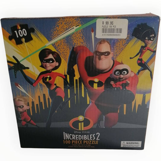 Puzzle 100pc Astd Incredibles 2