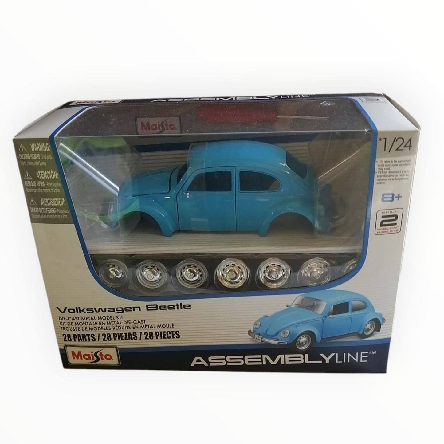 Build Up Kit Diecast 1/24 Vw Beetle