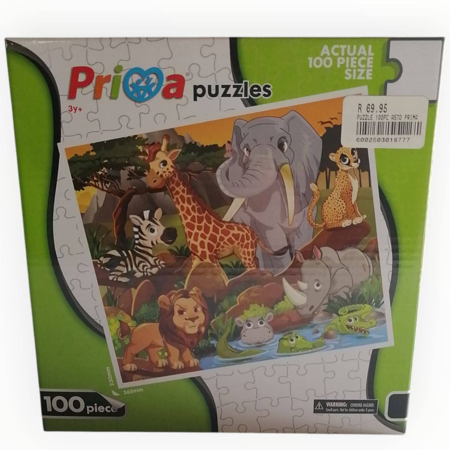 Puzzle 100pc Astd Prima